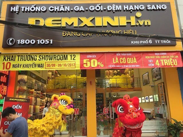 Năm 2017, khai trương showroom Đệm Xinh tại Khu 6 thị trấn Trôi, Hoài Đức.