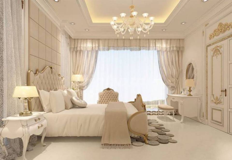 Làm sao để thiết kế phòng ngủ đậm chất hoàng gia?