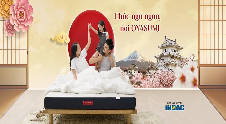 Đệm Oyasumi - thương hiệu đệm cao cấp tới từ Nhật Bản