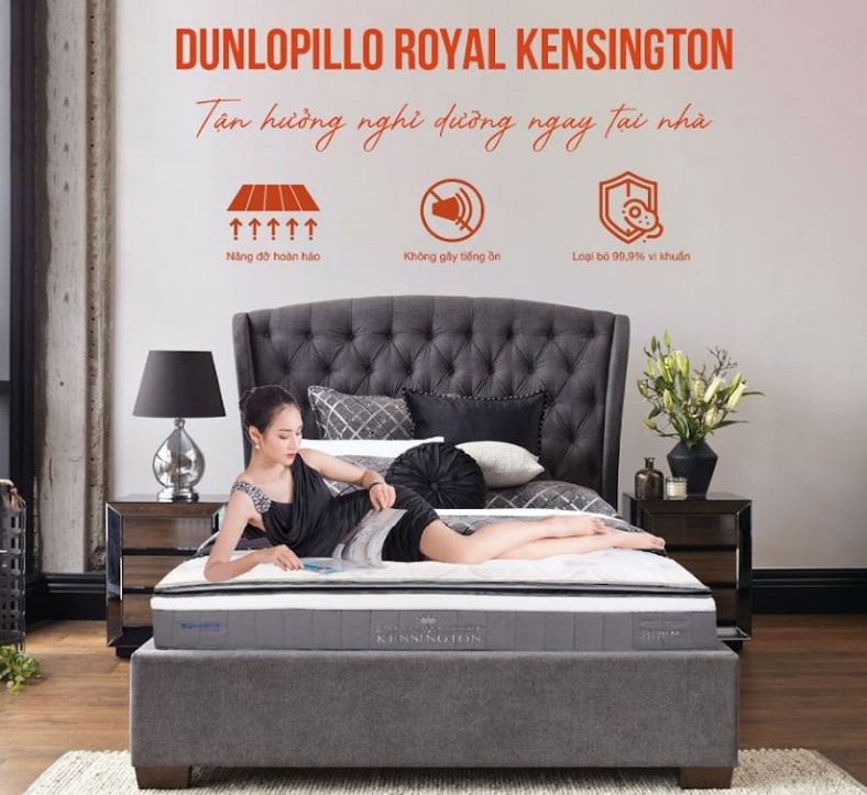 Đệm lò xo Dunlopillo Royal Kensington