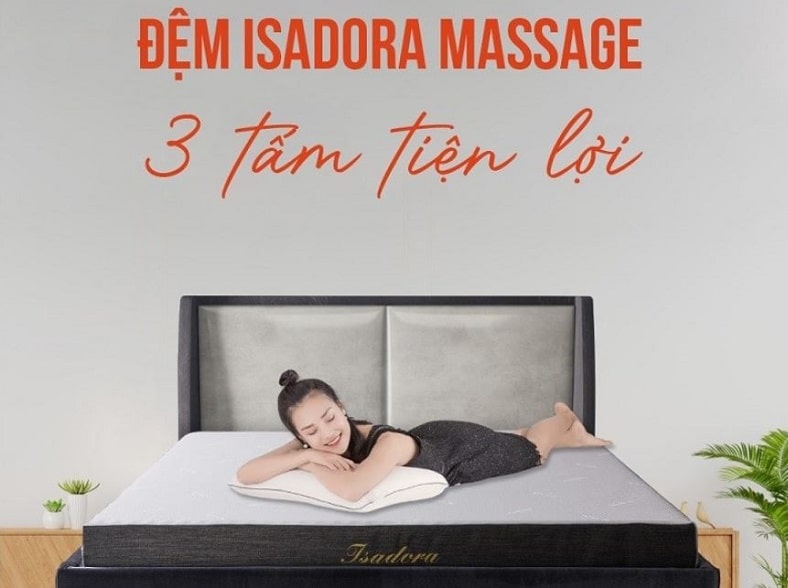 Đệm Isadora Massage 3 Tấm