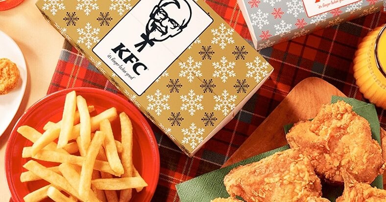 Người Nhật đón giáng sinh bằng gà rán KFC